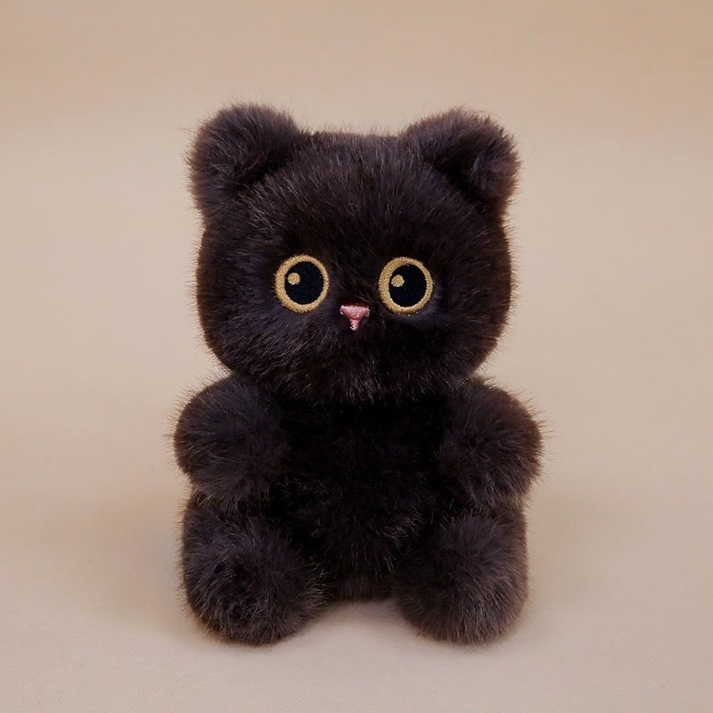 Macska plüssjáték – rövid plüss, PP pamut töltet, uniszex, 14+ év, Love so much márka