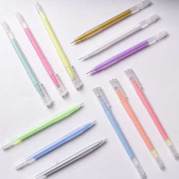 Svjetleće pero za dnevnik, fluorescirajući marker za isticanje ključnih točaka, model 972-A, plastično kućište, pakiranje u vrećicu, prilagođivanje dostupno