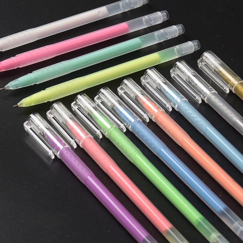 Svjetleće pero za dnevnik, fluorescirajući marker za isticanje ključnih točaka, model 972-A, plastično kućište, pakiranje u vrećicu, prilagođivanje dostupno