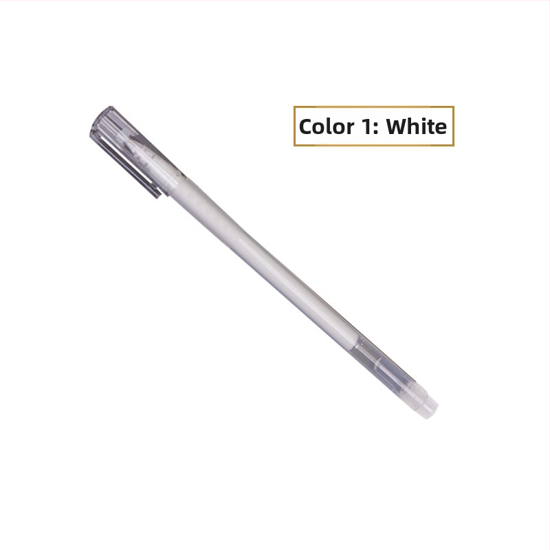 Glow pero pre denník, fluorescenčný zvýrazňovač na zvýraznenie kľúčových bodov, model 972-A, plastové telo, balenie v taške, prispôsobiteľné