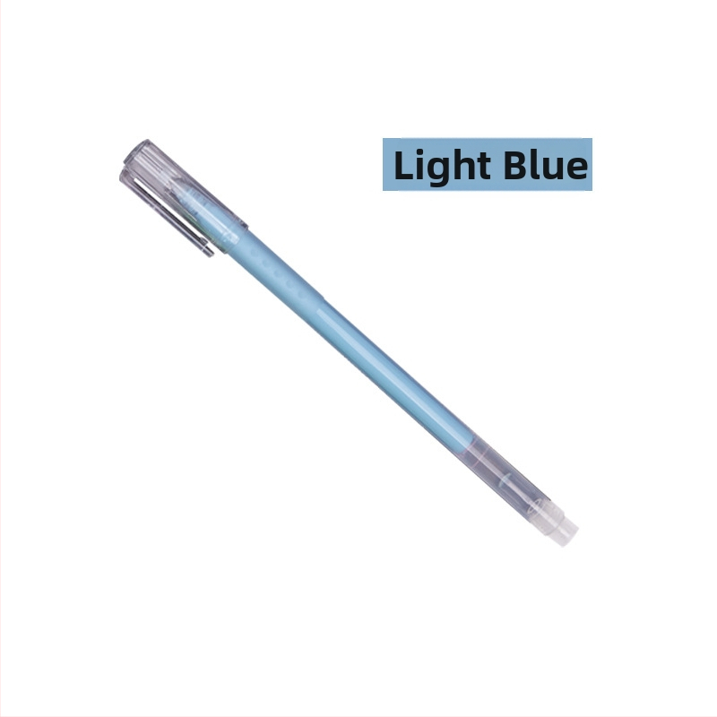 Glow pero pre denník, fluorescenčný zvýrazňovač na zvýraznenie kľúčových bodov, model 972-A, plastové telo, balenie v taške, prispôsobiteľné