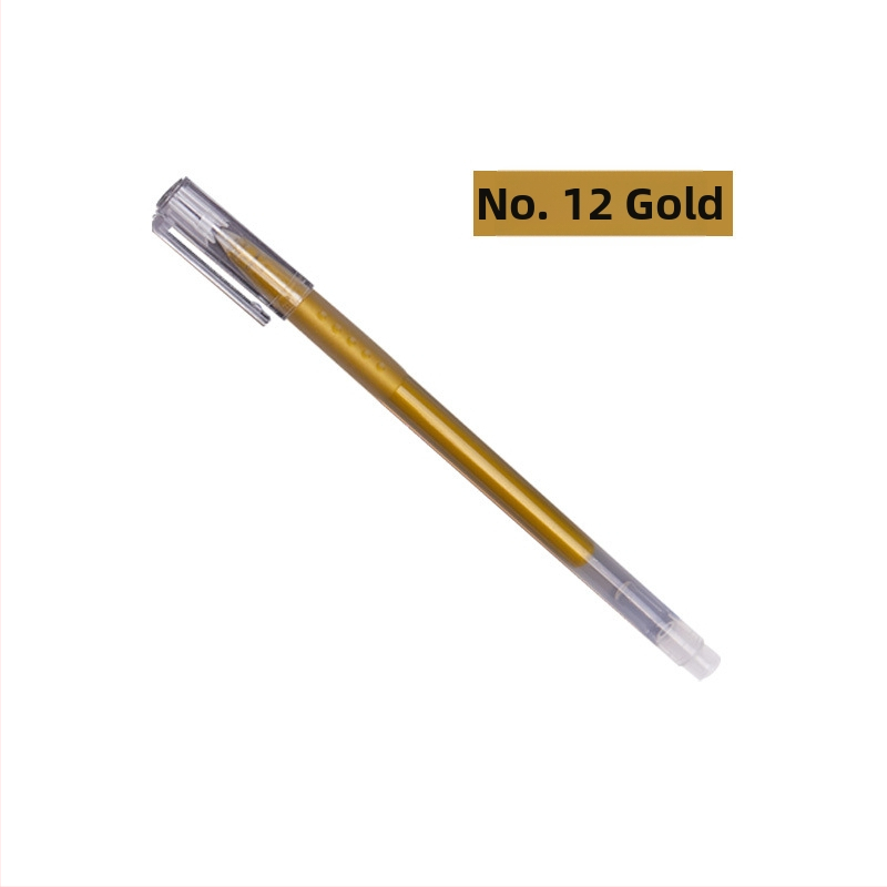 Glow pero pre denník, fluorescenčný zvýrazňovač na zvýraznenie kľúčových bodov, model 972-A, plastové telo, balenie v taške, prispôsobiteľné