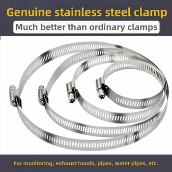 Spona z nerezu 304 na potrubie a káble, uzamykateľný prstencový objímka pre vodovodné a plynové rúry