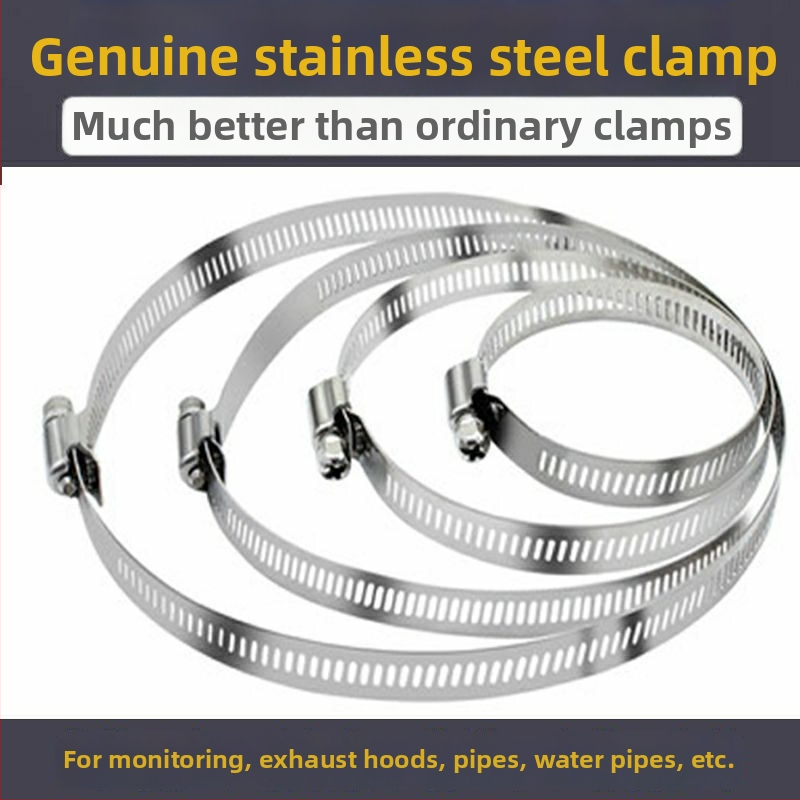 Spona z nerezu 304 na potrubie a káble, uzamykateľný prstencový objímka pre vodovodné a plynové rúry