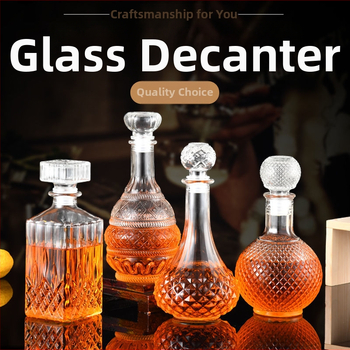 Sada dekantéra na víno zo skla – európsky štýl, nový čínsky štýl, domáce uskladnenie vína