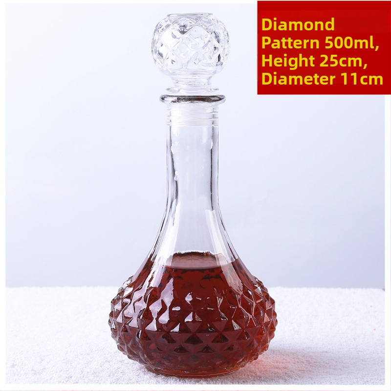 Sada dekantéra na víno zo skla – európsky štýl, nový čínsky štýl, domáce uskladnenie vína