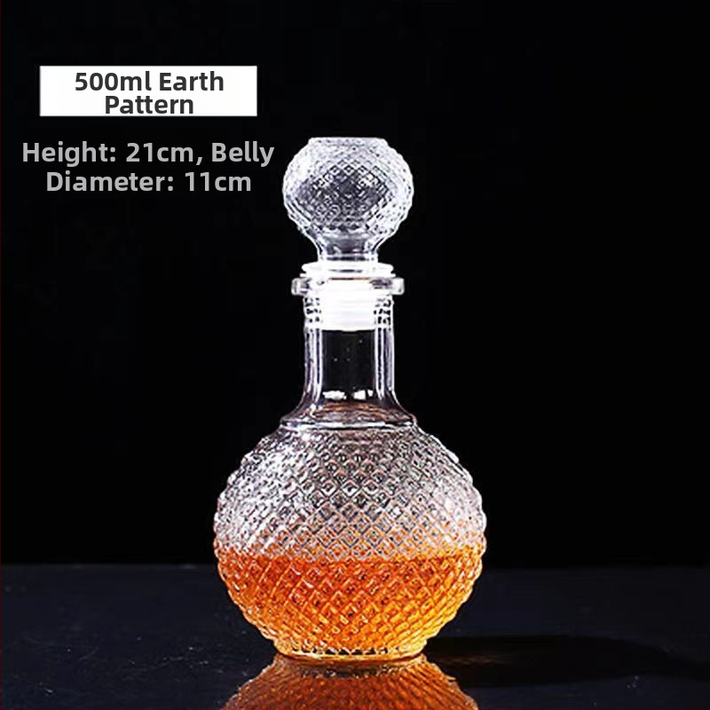 Sada dekantéra na víno zo skla – európsky štýl, nový čínsky štýl, domáce uskladnenie vína