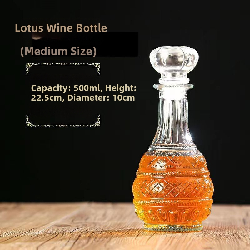 Sada dekantéra na víno zo skla – európsky štýl, nový čínsky štýl, domáce uskladnenie vína