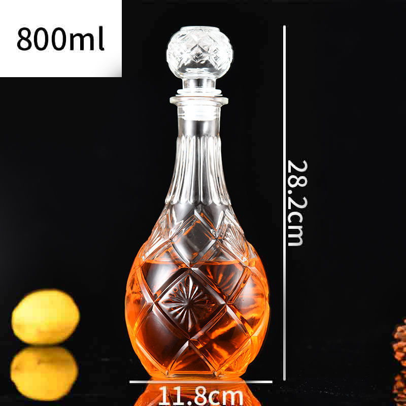 Üvegből készült boros decantáló készlet – európai stílus, új kínai stílus, háztartási bor tárolása