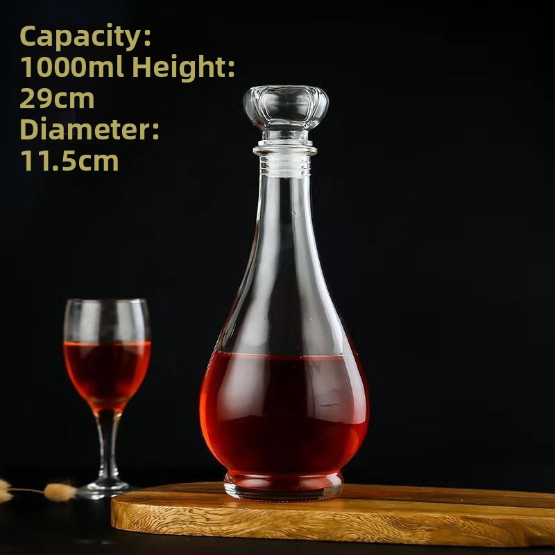 Sada dekantéra na víno zo skla – európsky štýl, nový čínsky štýl, domáce uskladnenie vína