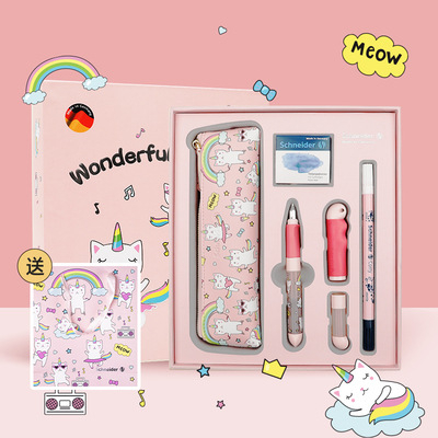 Schneider Toll – modell Lucky Pony, ajándék dobozban, 0,35 mm hegy, iridium tollhegy, cserélhető tinta-tartály