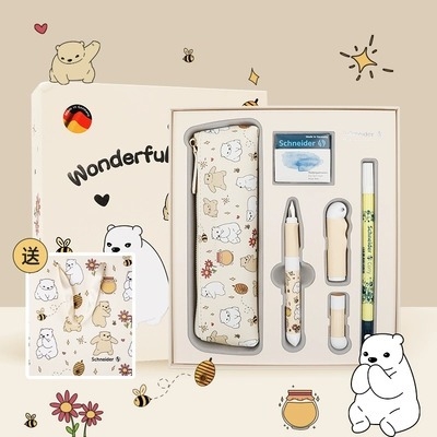 Schneider Toll – modell Lucky Pony, ajándék dobozban, 0,35 mm hegy, iridium tollhegy, cserélhető tinta-tartály