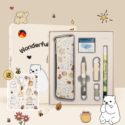 Schneider Toll – modell Lucky Pony, ajándék dobozban, 0,35 mm hegy, iridium tollhegy, cserélhető tinta-tartály