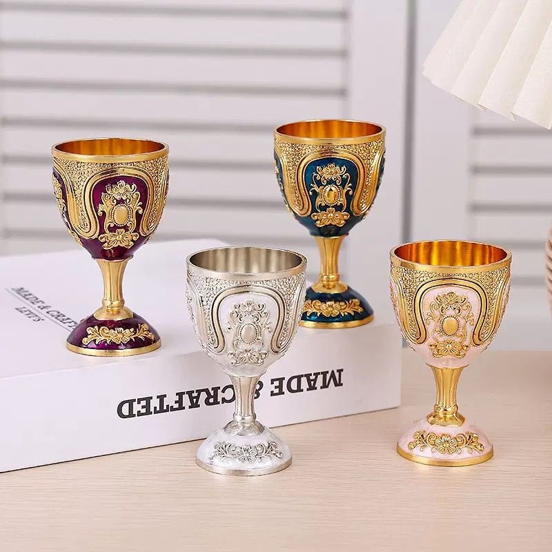Čaša za alkohol od cinkovog legura, europski stil, retro dizajn, kapacitet 1000 ml, za kućnu upotrebu