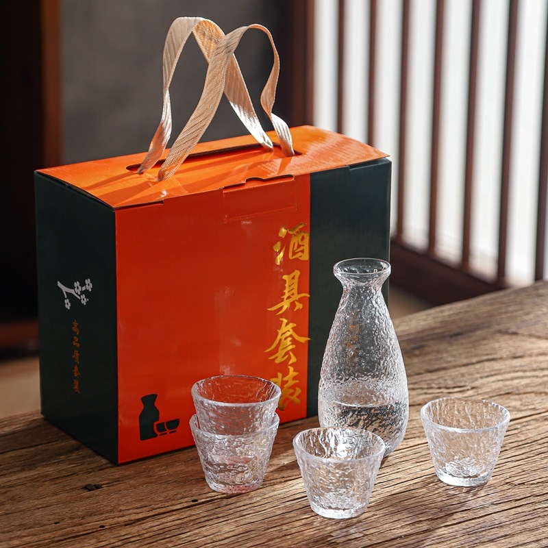 Stakleni set za dekantiranje vina u japanskom stilu — Rhythm art, bar alati, vrhunska kvaliteta