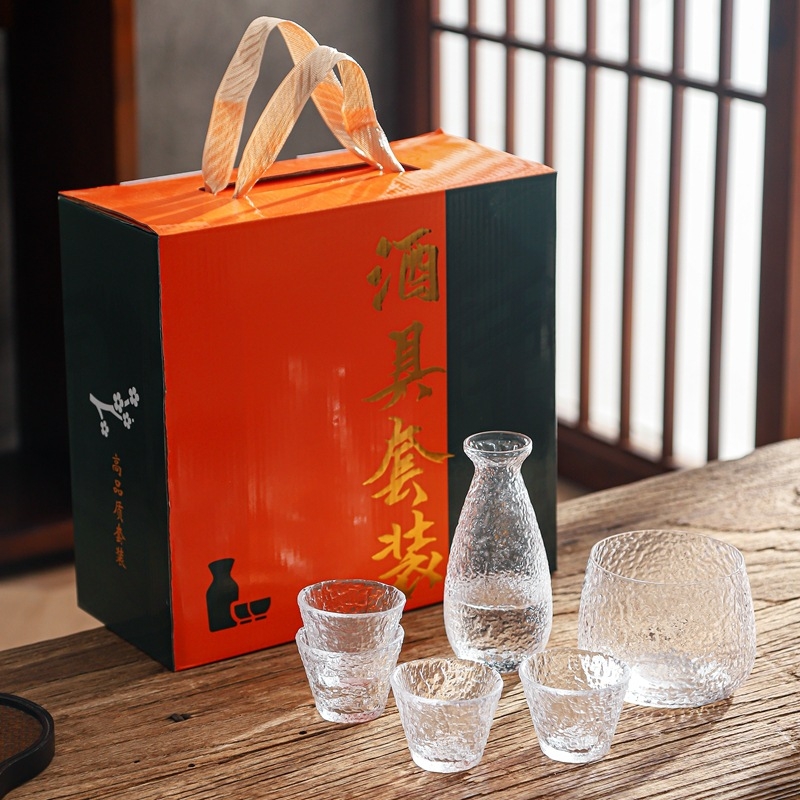 Stakleni set za dekantiranje vina u japanskom stilu — Rhythm art, bar alati, vrhunska kvaliteta