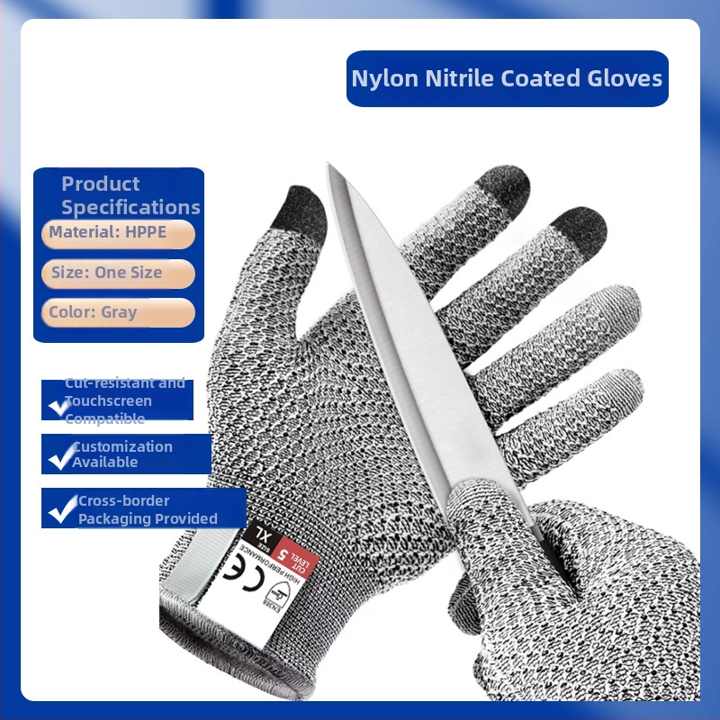 Lu Gong HPPE proti porezaniu rukavice pre ochranu rúk – Úroveň 5