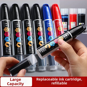 Náhradný sáčok s atramentom pre marker na tabuľu, model WB-G9, 12 kusov v krabičke, plastové puzdro, šírka čiary 1–2 mm, kancelárske použitie