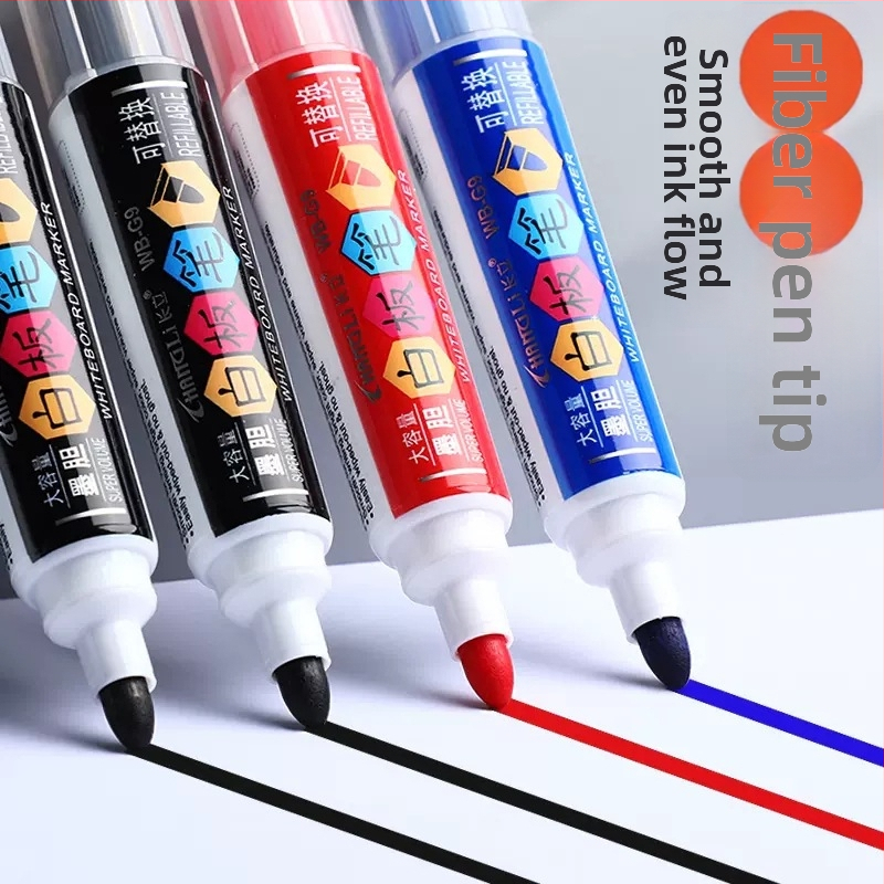 Náhradný sáčok s atramentom pre marker na tabuľu, model WB-G9, 12 kusov v krabičke, plastové puzdro, šírka čiary 1–2 mm, kancelárske použitie