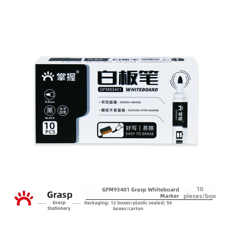 Náhradný sáčok s atramentom pre marker na tabuľu, model WB-G9, 12 kusov v krabičke, plastové puzdro, šírka čiary 1–2 mm, kancelárske použitie