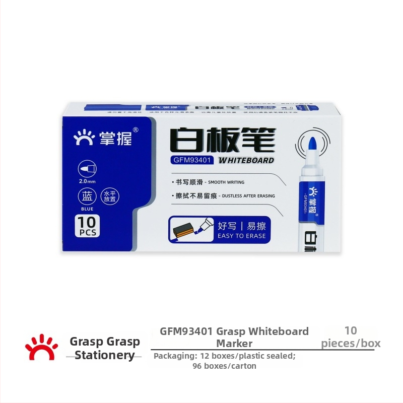Náhradný sáčok s atramentom pre marker na tabuľu, model WB-G9, 12 kusov v krabičke, plastové puzdro, šírka čiary 1–2 mm, kancelárske použitie