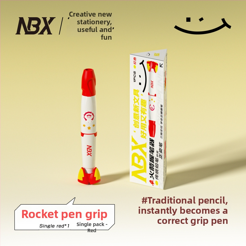 Držadlo na pero pre deti – korekcia polohy, silikon+ABS, balené v krabici NBX