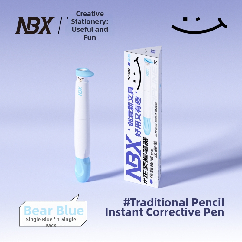 Držadlo na pero pre deti – korekcia polohy, silikon+ABS, balené v krabici NBX