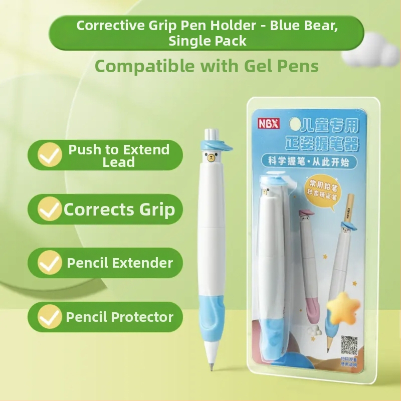 Držadlo na pero pre deti – korekcia polohy, silikon+ABS, balené v krabici NBX