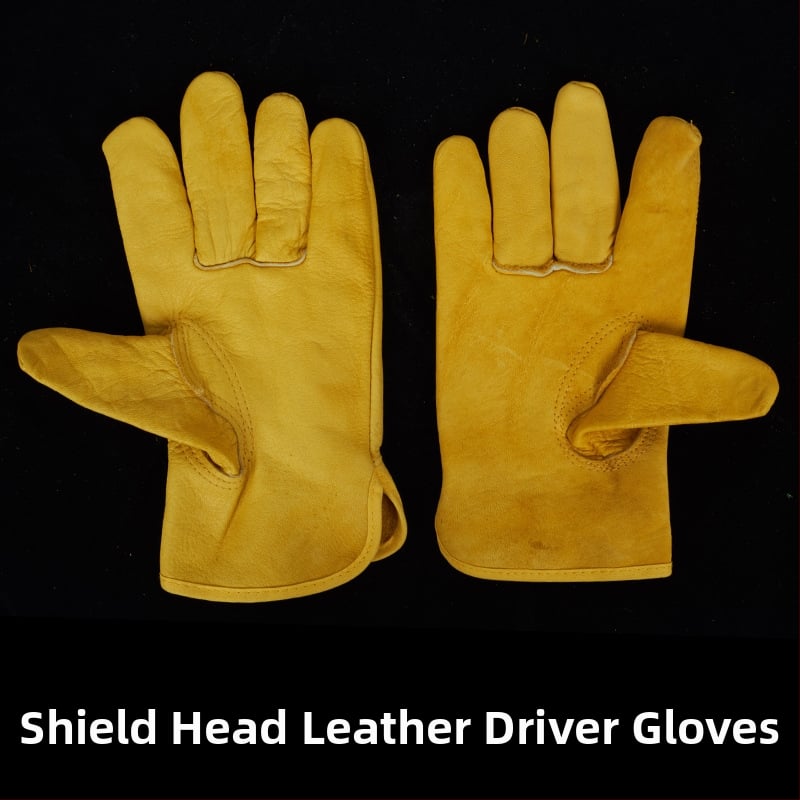 Shield Guard γάντια συγκόλλησης από δέρμα βοδινού για ηλεκτροσυγκόλληση — ανθεκτικά στη φθορά, θερμομονωτικά, κατά των εγκαυμάτων, παχύτερα και μαλακά