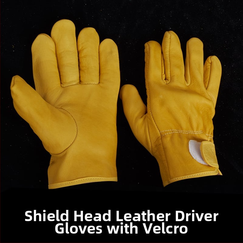 Shield Guard γάντια συγκόλλησης από δέρμα βοδινού για ηλεκτροσυγκόλληση — ανθεκτικά στη φθορά, θερμομονωτικά, κατά των εγκαυμάτων, παχύτερα και μαλακά