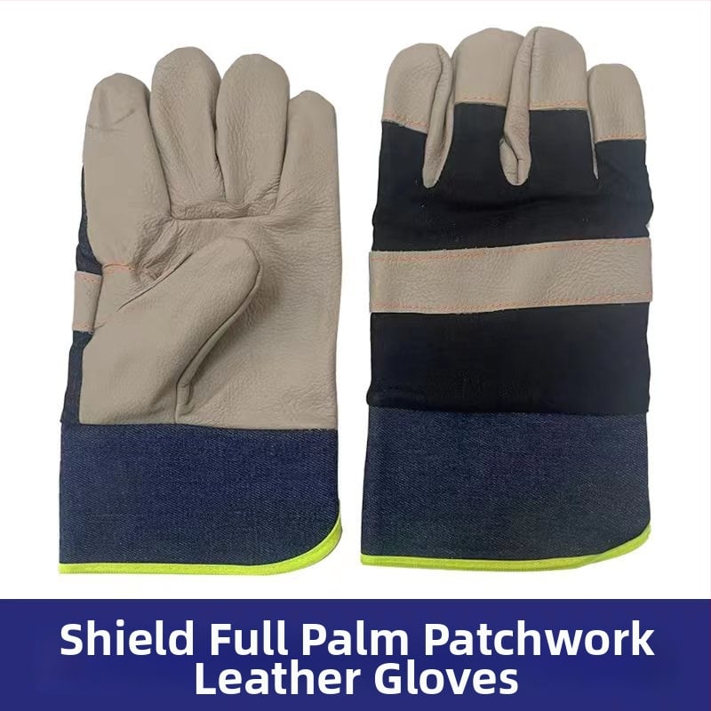 Shield Guard γάντια συγκόλλησης από δέρμα βοδινού για ηλεκτροσυγκόλληση — ανθεκτικά στη φθορά, θερμομονωτικά, κατά των εγκαυμάτων, παχύτερα και μαλακά