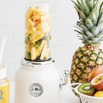 Χυμωτής, μίνι φορητός οικιακός επεξεργαστής φρούτων και χυμών, χαμηλού θορύβου, χωρητικότητα κάτω από 1 L, τάση ≤ 36 V, ισχύς έως 10 000 rpm, λεπίδες ανάμειξης: 1 με διπλές λεπίδες, μηχανικός έλεγχος