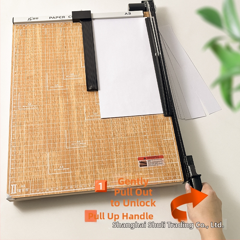 Ručný krájač papiera, A3/A4/B5, nerezová oceľ, do kancelárie a domova, na fotografie a textové dokumenty