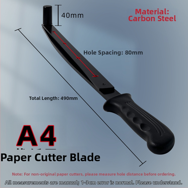 Ručný krájač papiera, A3/A4/B5, nerezová oceľ, do kancelárie a domova, na fotografie a textové dokumenty