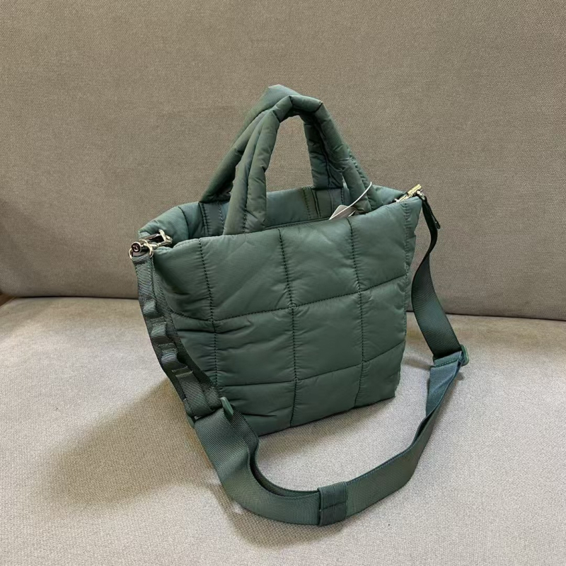 Crossbody Tote torba od pliša, gradski minimalistički stil, horizontalni kvadratni oblik, zatvarač, podstava od pamuka