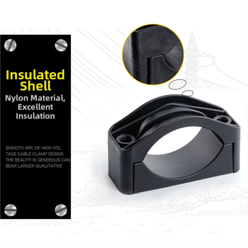 CHKL Držiak na kábel pre vysokonapäťový kabinet; pre káble s tromi vodičmi; ohňovzdorný nylon