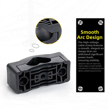 CHKL Držiak na kábel pre vysokonapäťový kabinet; pre káble s tromi vodičmi; ohňovzdorný nylon