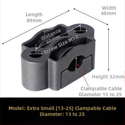 CHKL Držiak na kábel pre vysokonapäťový kabinet; pre káble s tromi vodičmi; ohňovzdorný nylon