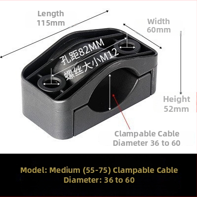 CHKL Držiak na kábel pre vysokonapäťový kabinet; pre káble s tromi vodičmi; ohňovzdorný nylon