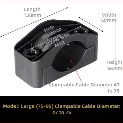 CHKL Držiak na kábel pre vysokonapäťový kabinet; pre káble s tromi vodičmi; ohňovzdorný nylon