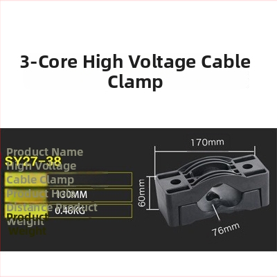 CHKL Držiak na kábel pre vysokonapäťový kabinet; pre káble s tromi vodičmi; ohňovzdorný nylon
