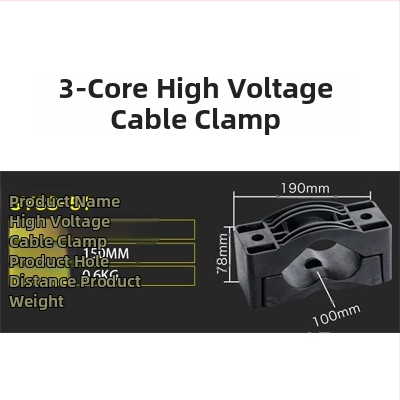 CHKL Držiak na kábel pre vysokonapäťový kabinet; pre káble s tromi vodičmi; ohňovzdorný nylon