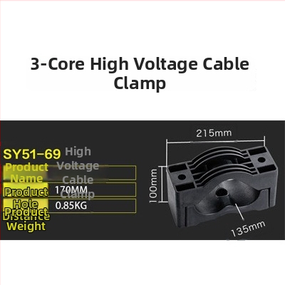 CHKL Držiak na kábel pre vysokonapäťový kabinet; pre káble s tromi vodičmi; ohňovzdorný nylon