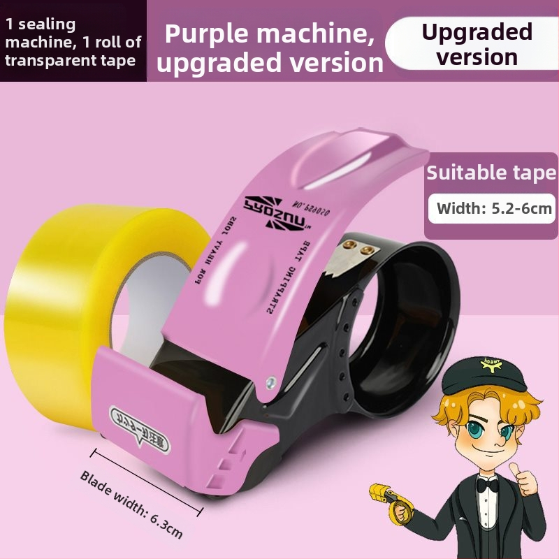 Kovový ručný rezací nástroj na baliacu pásku, model W2, šírka pásky 4–5 cm, verzia s 1 alebo 3 čepeľami