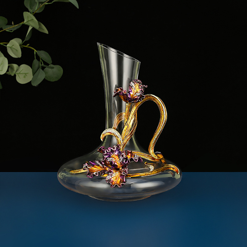 Set de vin cu decantator, cristal, capacitate 301-400 ml, stil european, personalizare producție, imprimare logo