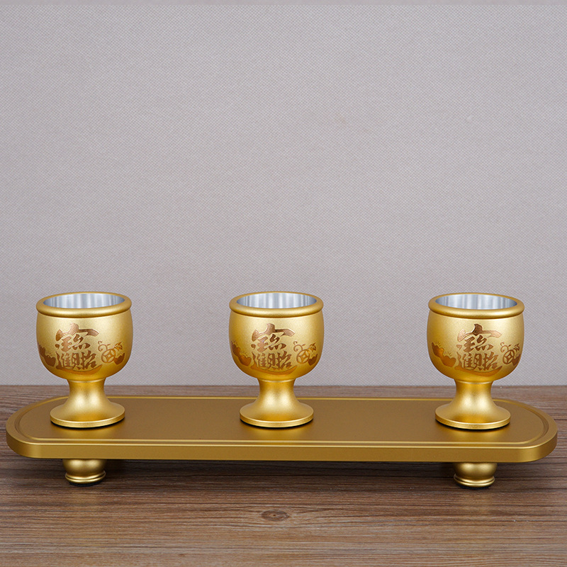 Pahare de vin din aliaj de cupru, set de 5 bucăți, stil modern minimalist, capacitate 1–100 ml