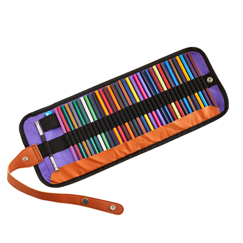 Set de creioane colorate din lemn, 50 de bucăți, miez 3B, pentru pictură și colorare