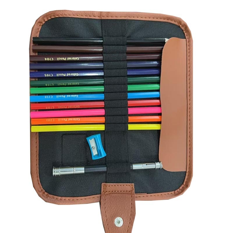 Set de creioane colorate din lemn, 50 de bucăți, miez 3B, pentru pictură și colorare