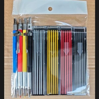 Blue belle set creion mecanic 2.0mm pentru desen și scriere