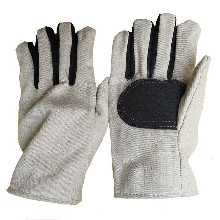 Χοντρά γάντια συγκόλλησης από καμβά – κατάλληλα για συγκόλληση με αέριο και τόξο; υλικό: καμβάς; βάρος ≈107 g